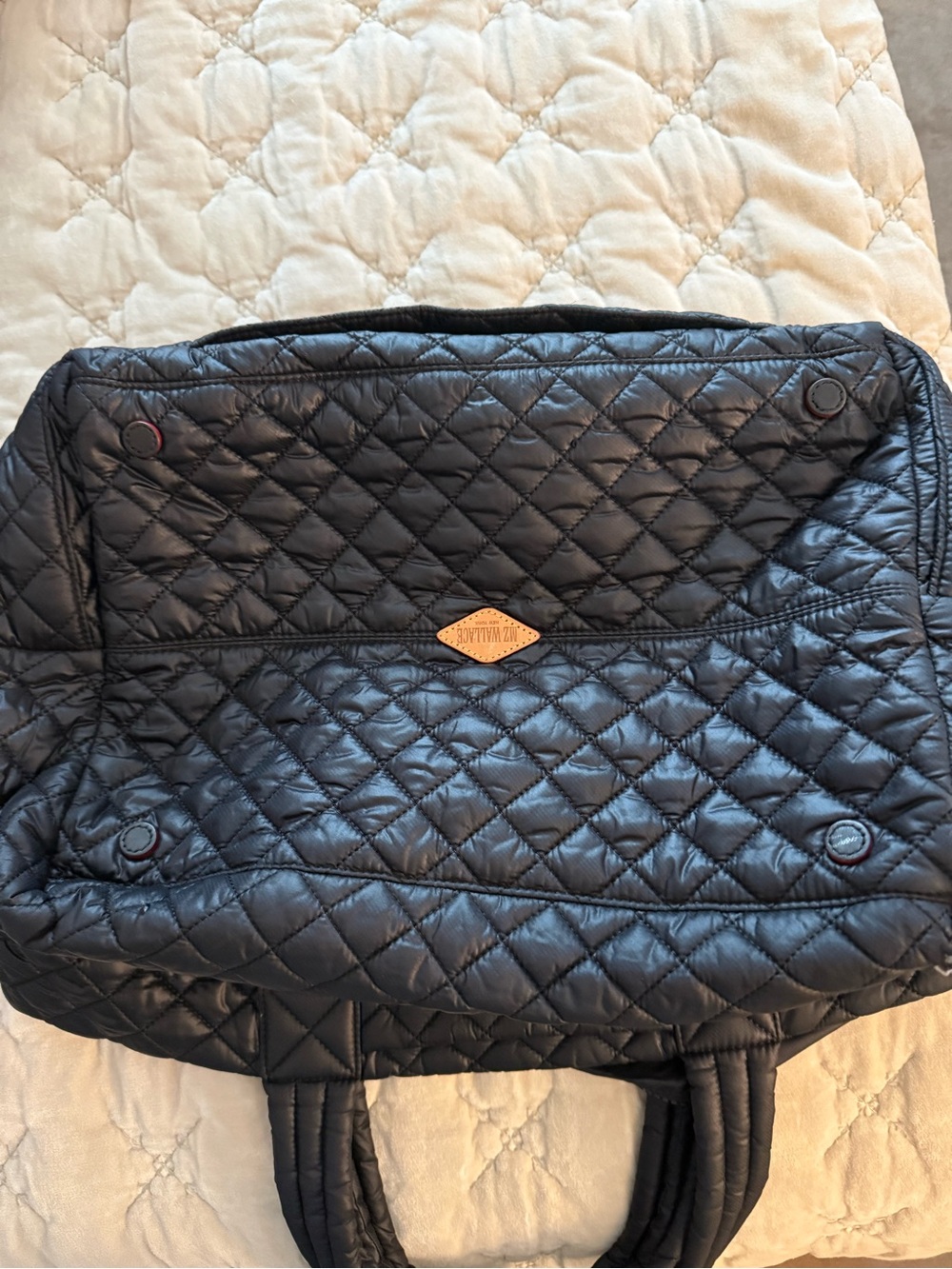 MZ Wallace Black Quilted Metro Tote - Picture 5 of 11